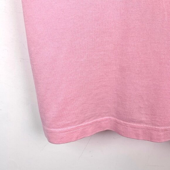 Burberry Pink Cotton T-Shirt With Deer Print Graphic - Picture 5 of 8